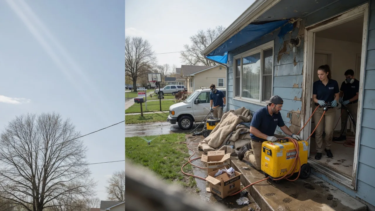 Basement Flood Cleanup in Bantry, ND near me